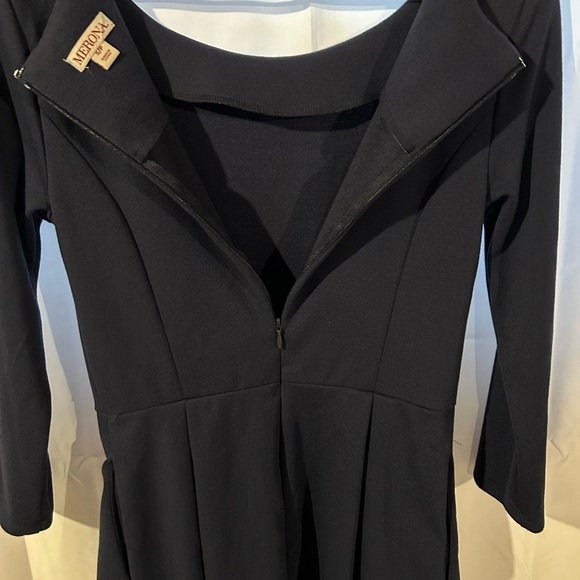 🛍️3/20🛍️ Merona Navy Blue Dress - Picture 3 of 8